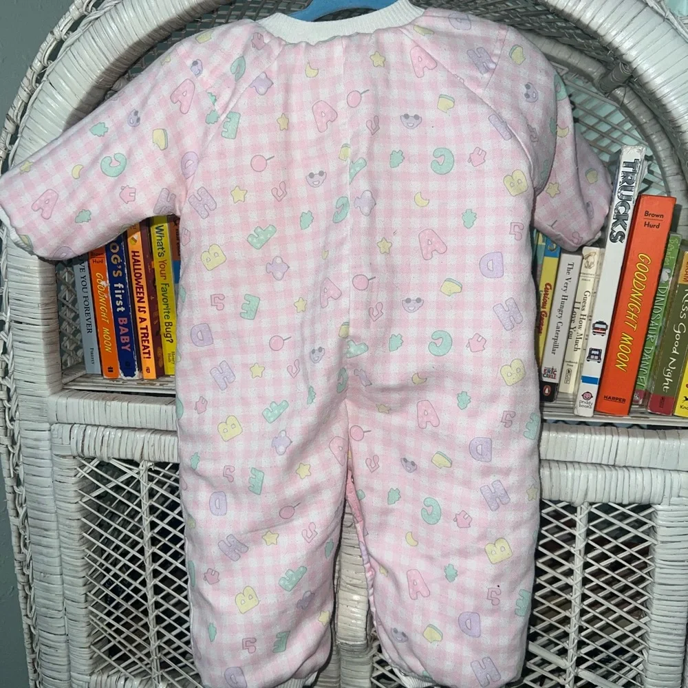 Vintage lined Mini Togs romper - Picture 2 of 3